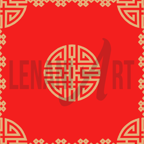 Seamless pattern ornamental Cai Lenani Art