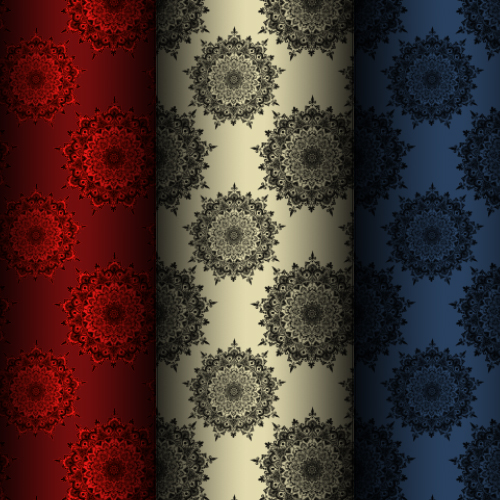 Seamless pattern ornamental Lenani Art