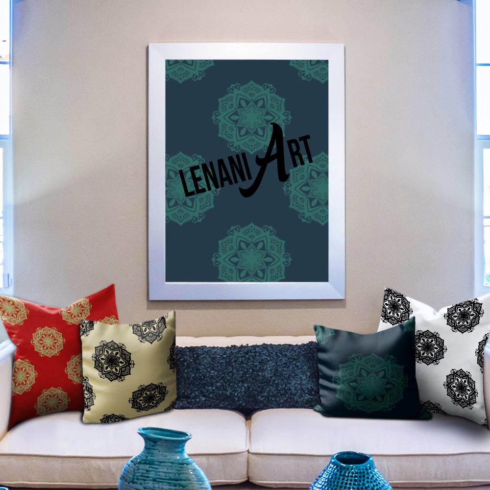 Seamless pattern mandala Lenani Art