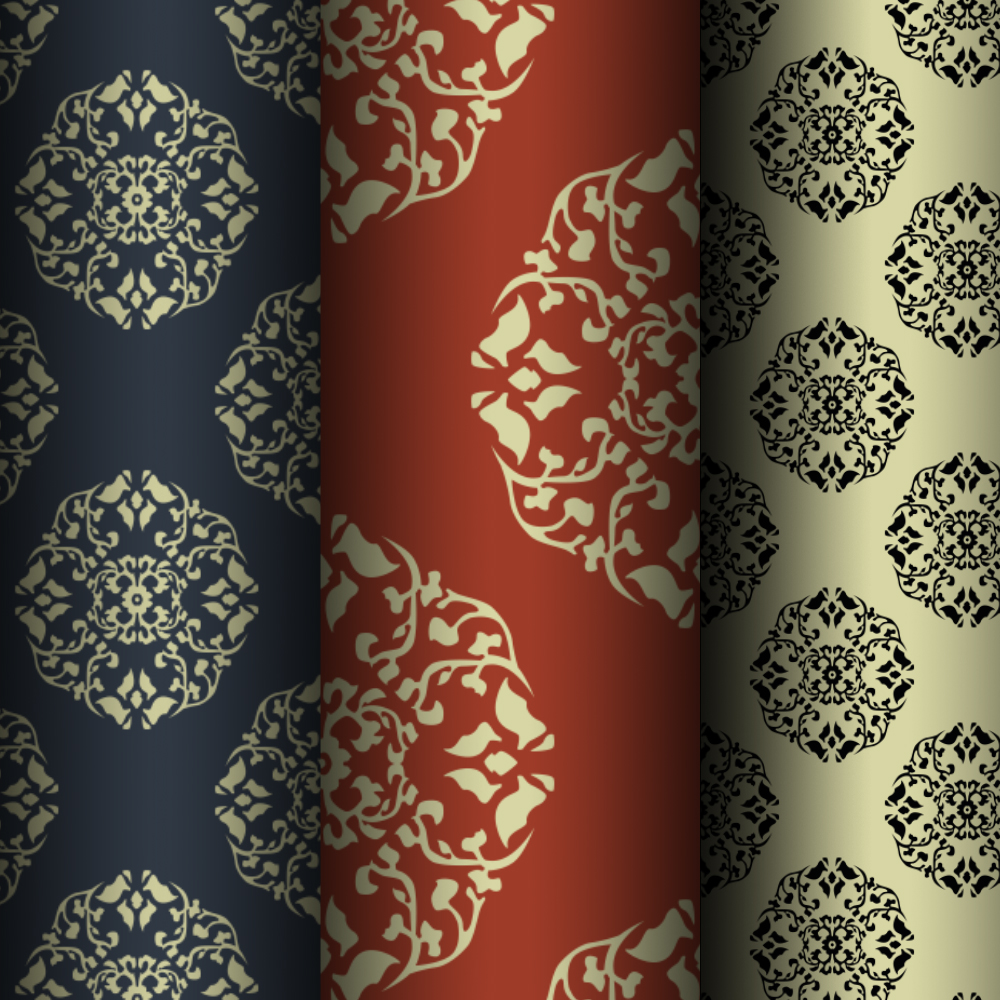 Seamless pattern mandala Lenani Art